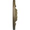 Ekena Millwork Monique Ceiling Medallion (Fits Canopies up to 3 3/4"), 13 3/4"OD x 1"P, Mississippi Mud Crackle CM13MOMMC - alternate 2